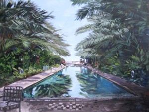 Swimming pool by Susan Pepler