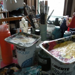 Susan pepler's Studio Photo by Tracey Hill