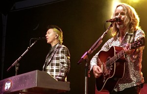 Lawrence Gowan and Tommy Shaw of STYX. Aug 12th 2016 photo by Ron Roxtar