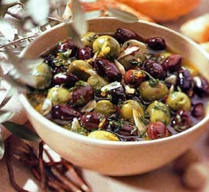 marinated olives