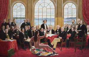 Kent Monkman, The Daddies, 2016. Acrylic on canvas (courtesy McCord Museum)