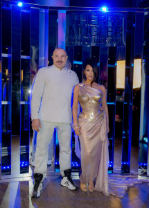 Manfred Thierry Mugler and Kim Kardashian West pose on the red carpet for the opening of the Couturissime exhibition at the MMFA. Other red carpet guests included Tyra Banks, Diane Dufresne and Joey Arias (Photo: Sébastien Roy)
