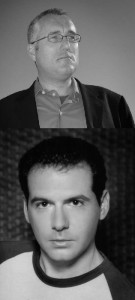 Writers RM Vaughan (top) and Steve Galluccio will both read at The Violet Hour