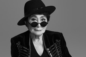Yoko Ono at the Fondation Phi pour l’art contemporain (Photo courtesy PHI Centre)